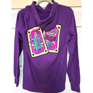 Beatbox Mystic Grape Purple Hoodie Womens Small S Graphic Pullover NWOT NEW